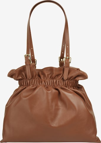 Cabas Samantha Look en marron : devant