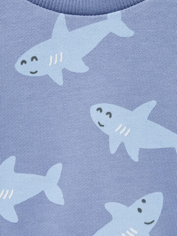 MANGO KIDS Sweatshirt 'Sharky' in Blue