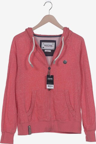 naketano Sweatshirt & Zip-Up Hoodie in L in Pink: front