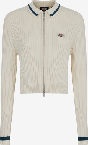 DICKIES Gebreid vest 'ELKHART' in Beige: voorkant