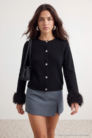 Trendyol - Cárdigan en negro: frente