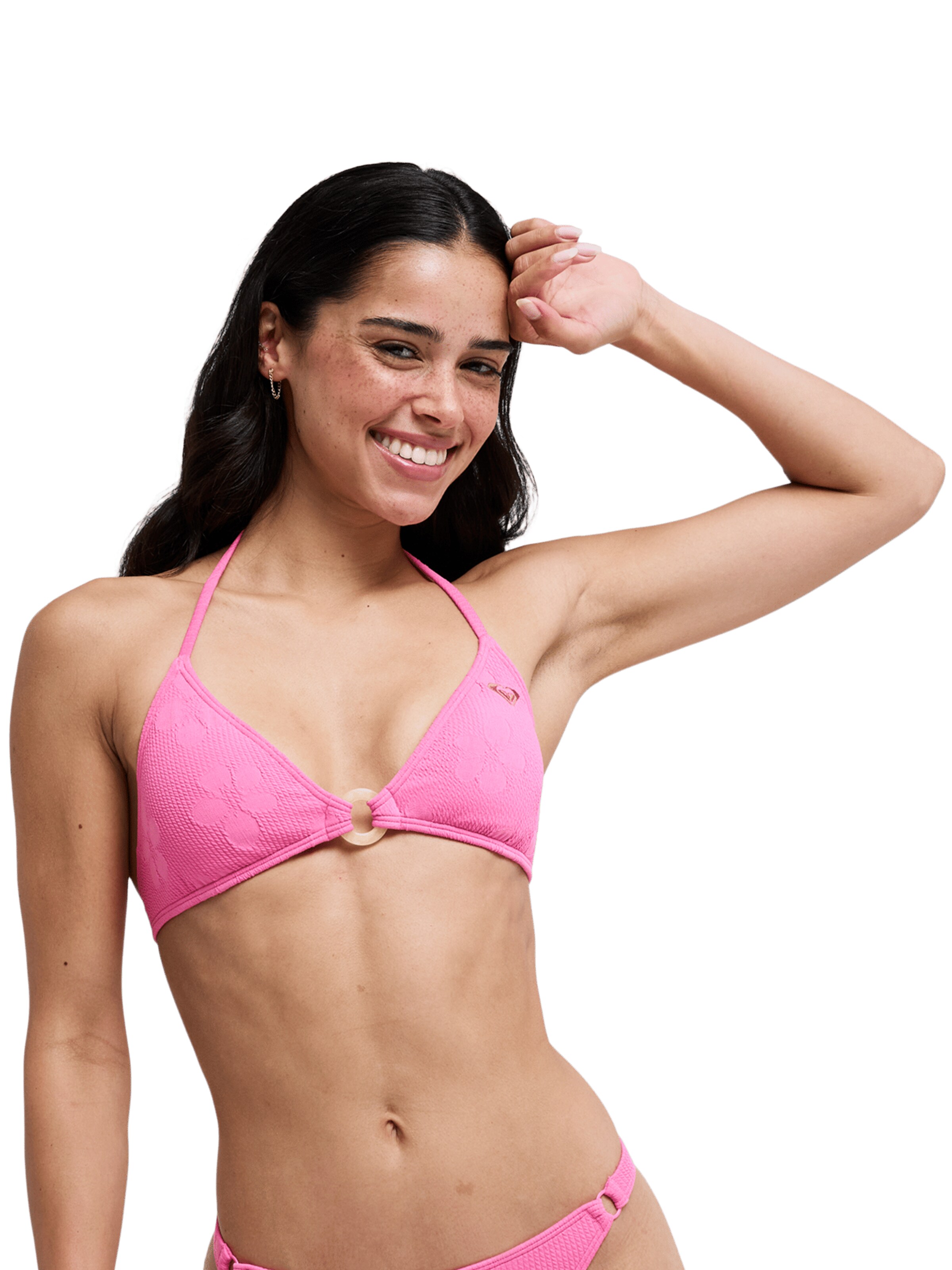 ROXY Triangle Bikini Top 'Paradise' in Pink: front