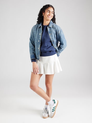 Abercrombie & Fitch Majica 'ESSENTIAL' | modra barva