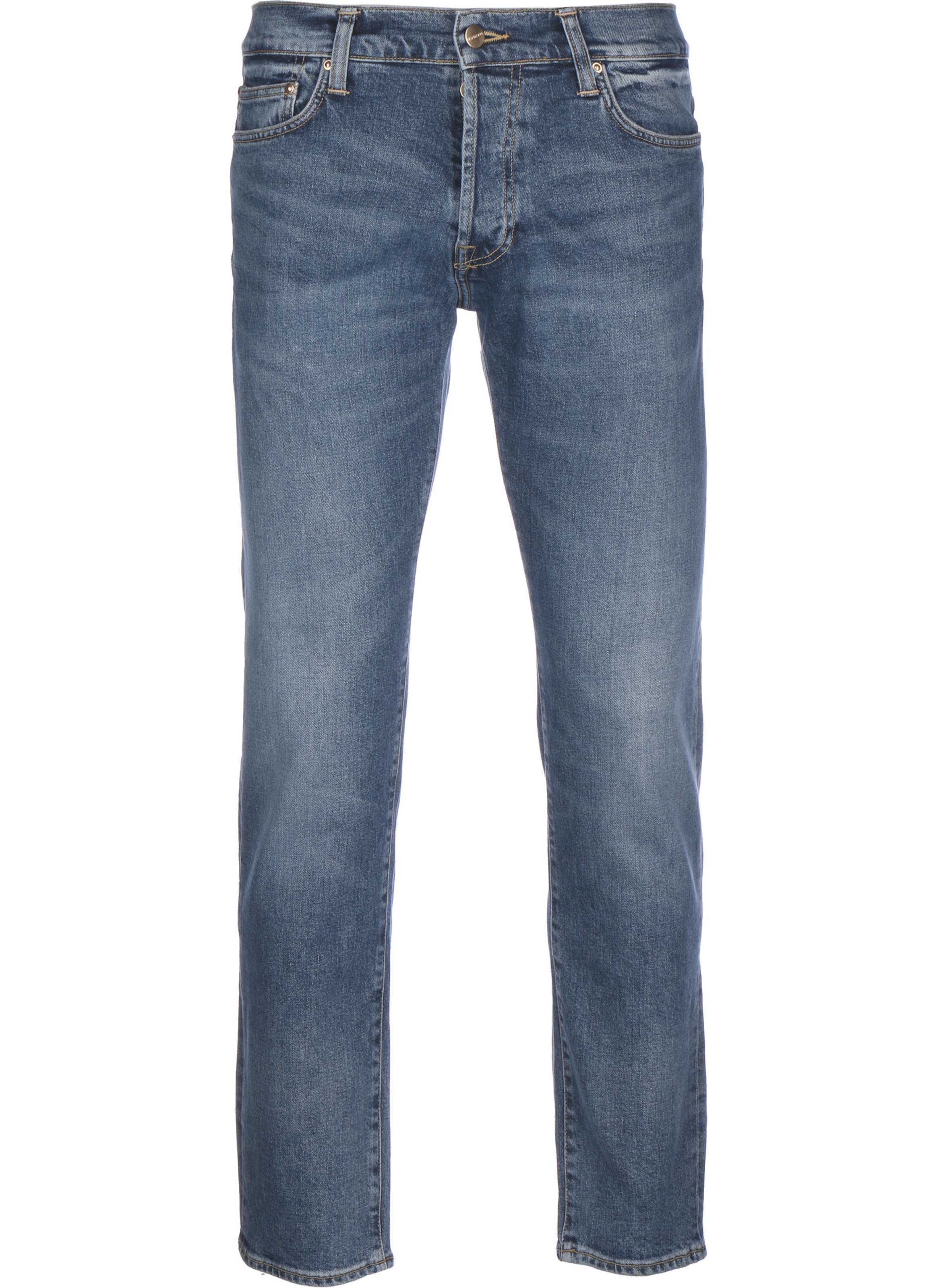 Carhartt WIP Štandardný strih Džínsy 'Klondike' - Modrá: predná strana