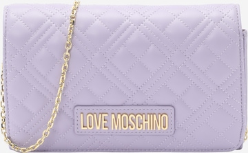 Love Moschino Listová kabelka - fialová: predná strana
