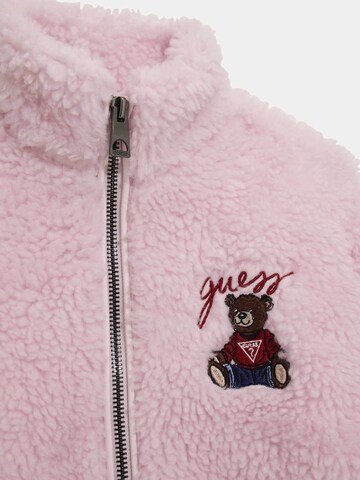 GUESS Sweatjacke in Pink