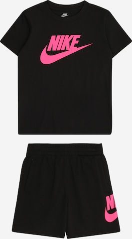Nike Sportswear Komplet 'CLUB' | črna barva: sprednja stran