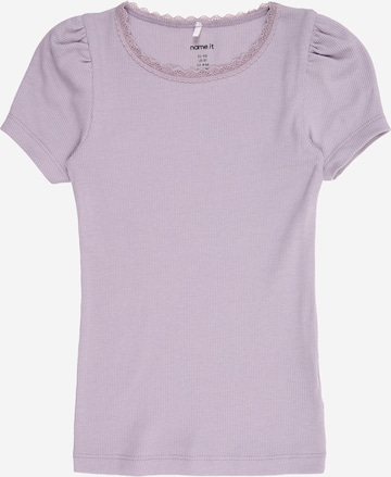 NAME IT Shirt 'NMFKab' in Purple: front