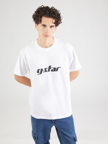 G-STAR T-Shirt in Weiß: Vorderseite