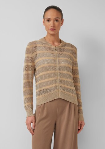 s.Oliver Knit cardigan in Brown: front