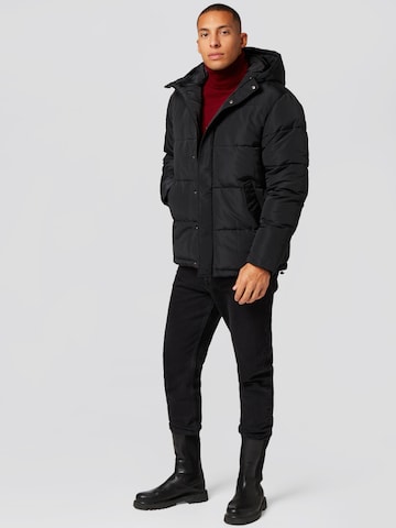 ABOUT YOU x Kevin Trapp Winter Jacket 'Albert' in Black