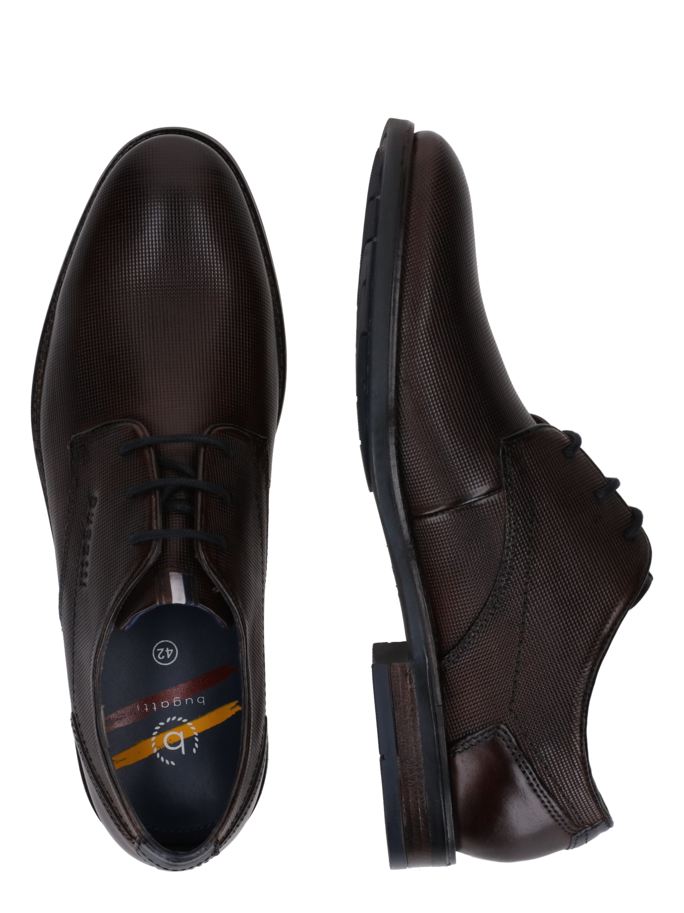 bugatti Обувь на шнуровке 'AJY' в Коричневый