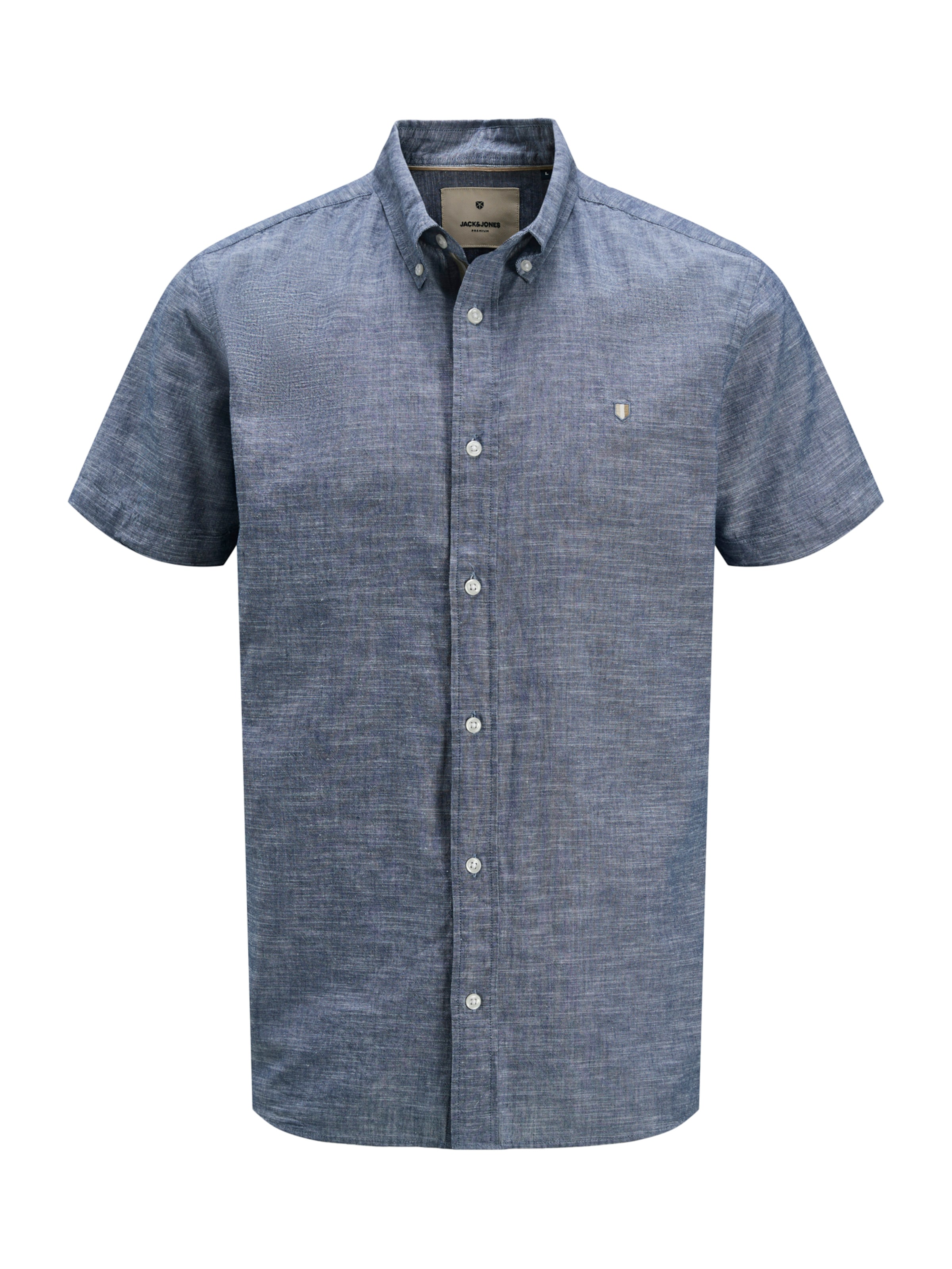 Jack & Jones Plus Skjorte 'JPRBLUSummer' i blå: forside