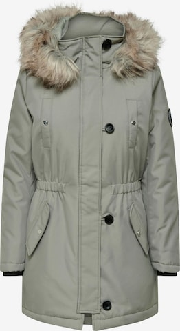 ONLY - Parka de inverno 'Iris' em cinzento: frente