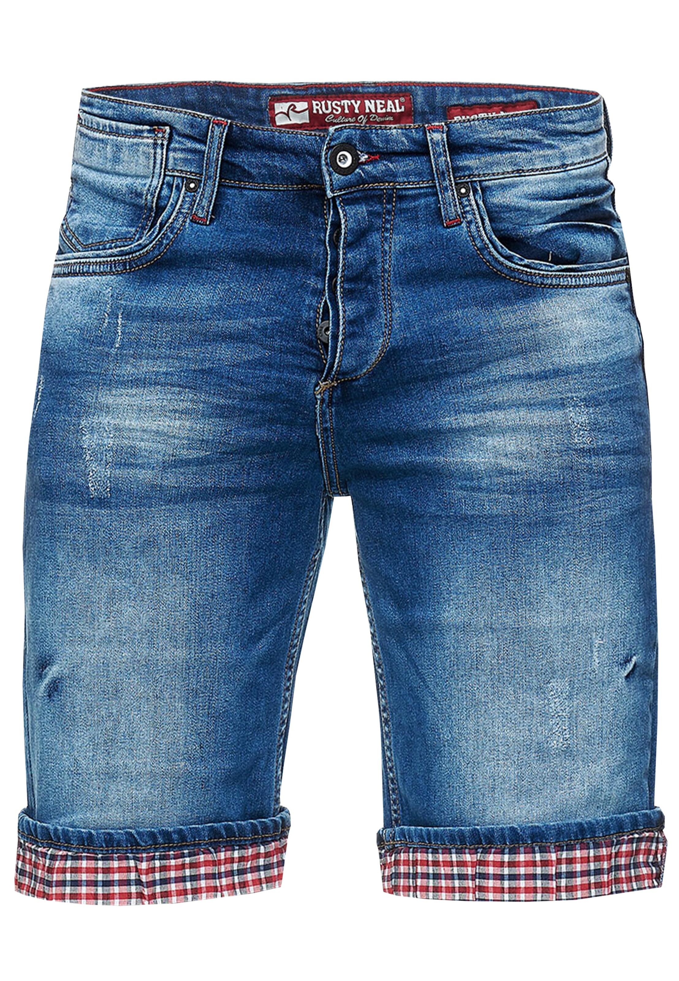 Rusty Neal Regular Jeans 'Satto' in Blauw: voorkant
