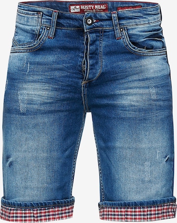 Rusty Neal Regular Jeans 'Satto' in Blauw: voorkant