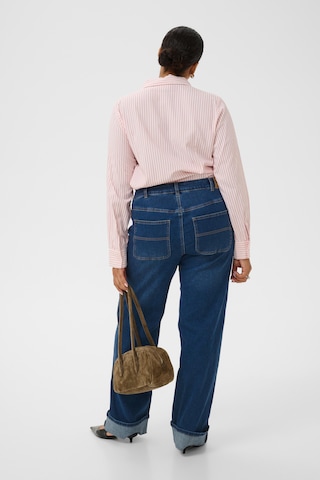 Wide Leg Jean 'Andrya ' KAFFE CURVE en bleu