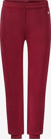 Tapered Pantaloni di Champion in rosso: frontale