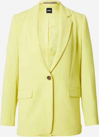 BOSS - Blazer 'Jocaluah' en amarillo: frente