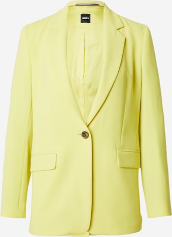 BOSS Black - Blazer 'Jocaluah' en amarillo: frente