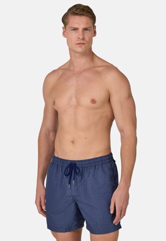 Boggi Milano Badeshorts in Blau: Vorderseite