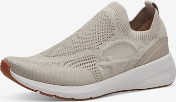 TAMARIS Slip-on in Beige: voorkant