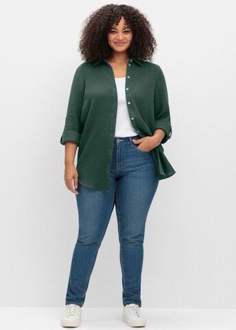 SHEEGO Bluse i grøn