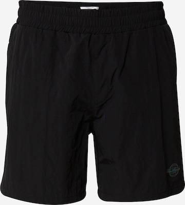 DAN FOX APPAREL Board Shorts 'Laurin' in Black: front