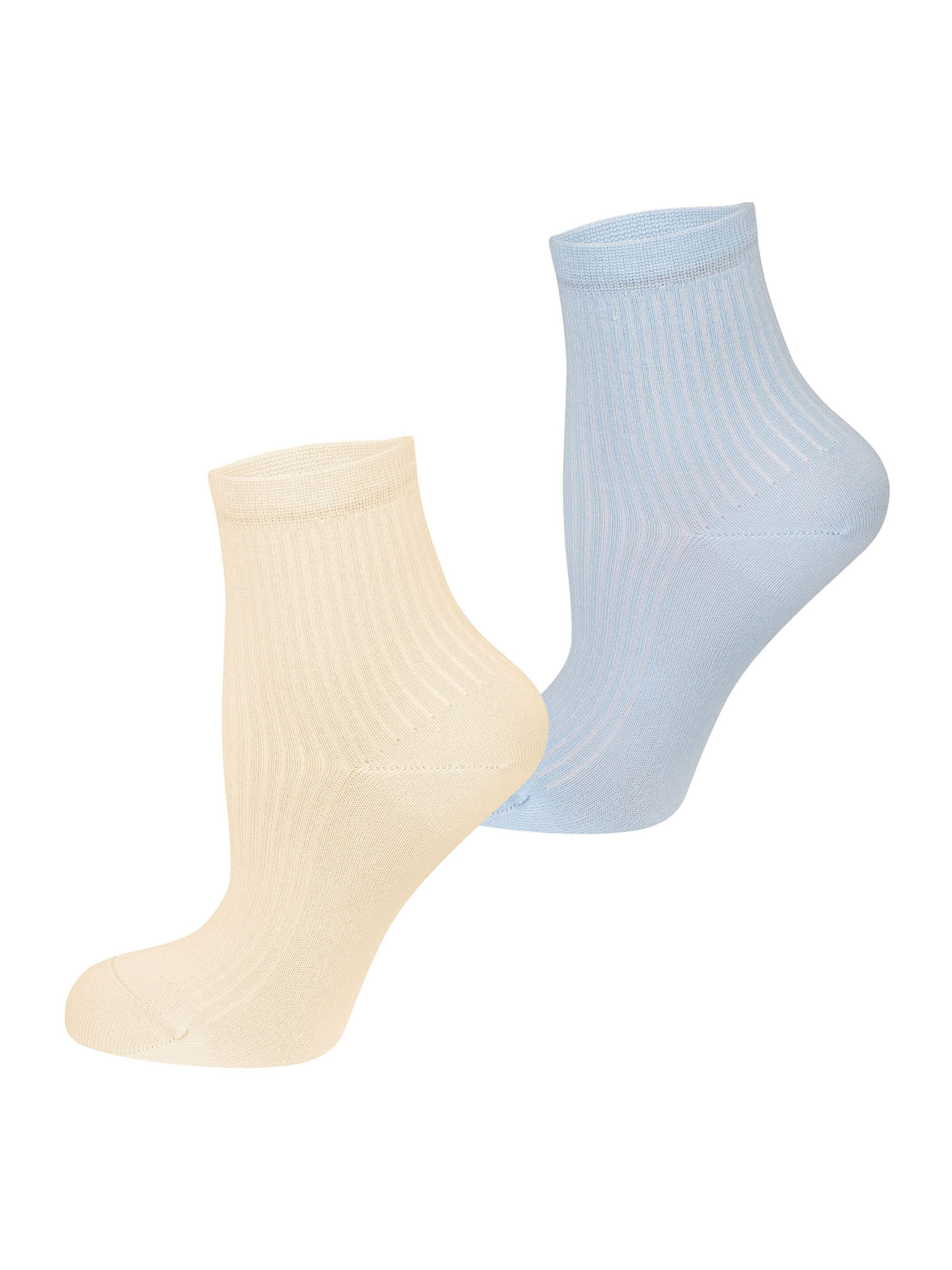 Nur Die Basicsocken ' Premium Soft Modal ' in Beige: Vorderseite