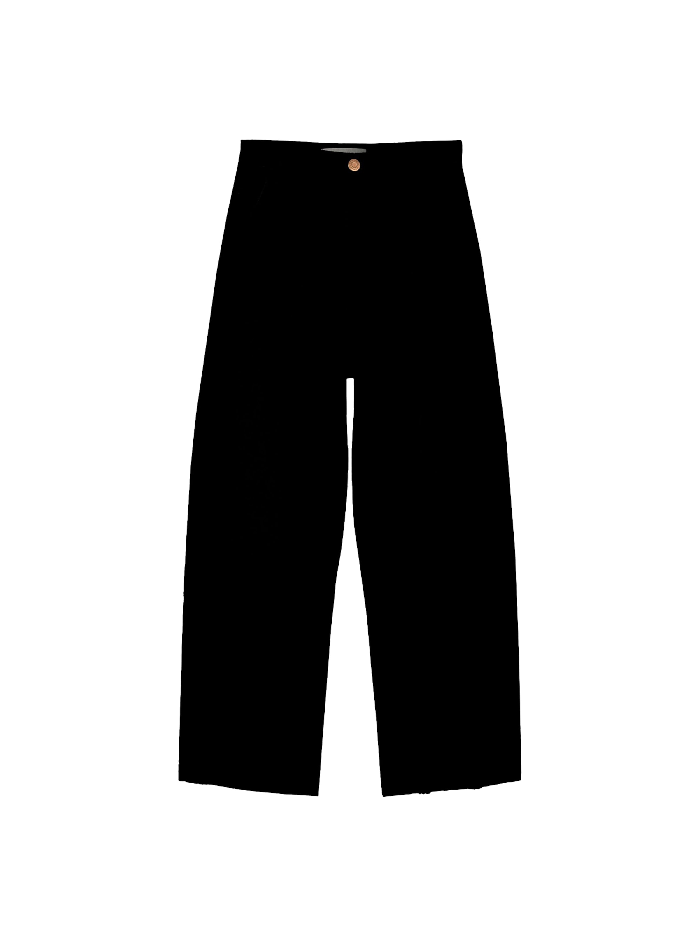 Bershka Jeans in Black: front
