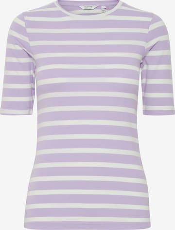 b.young T-Shirt Bypamila Stripe Tshirt - in Pink: predná strana