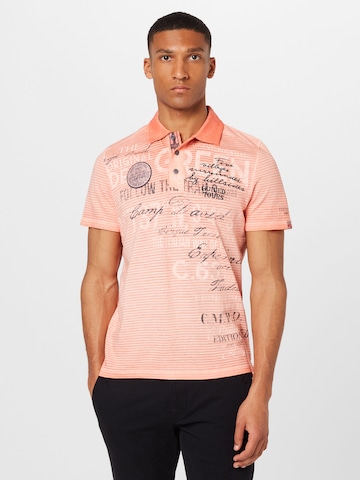 CAMP DAVID - Camiseta en naranja: frente