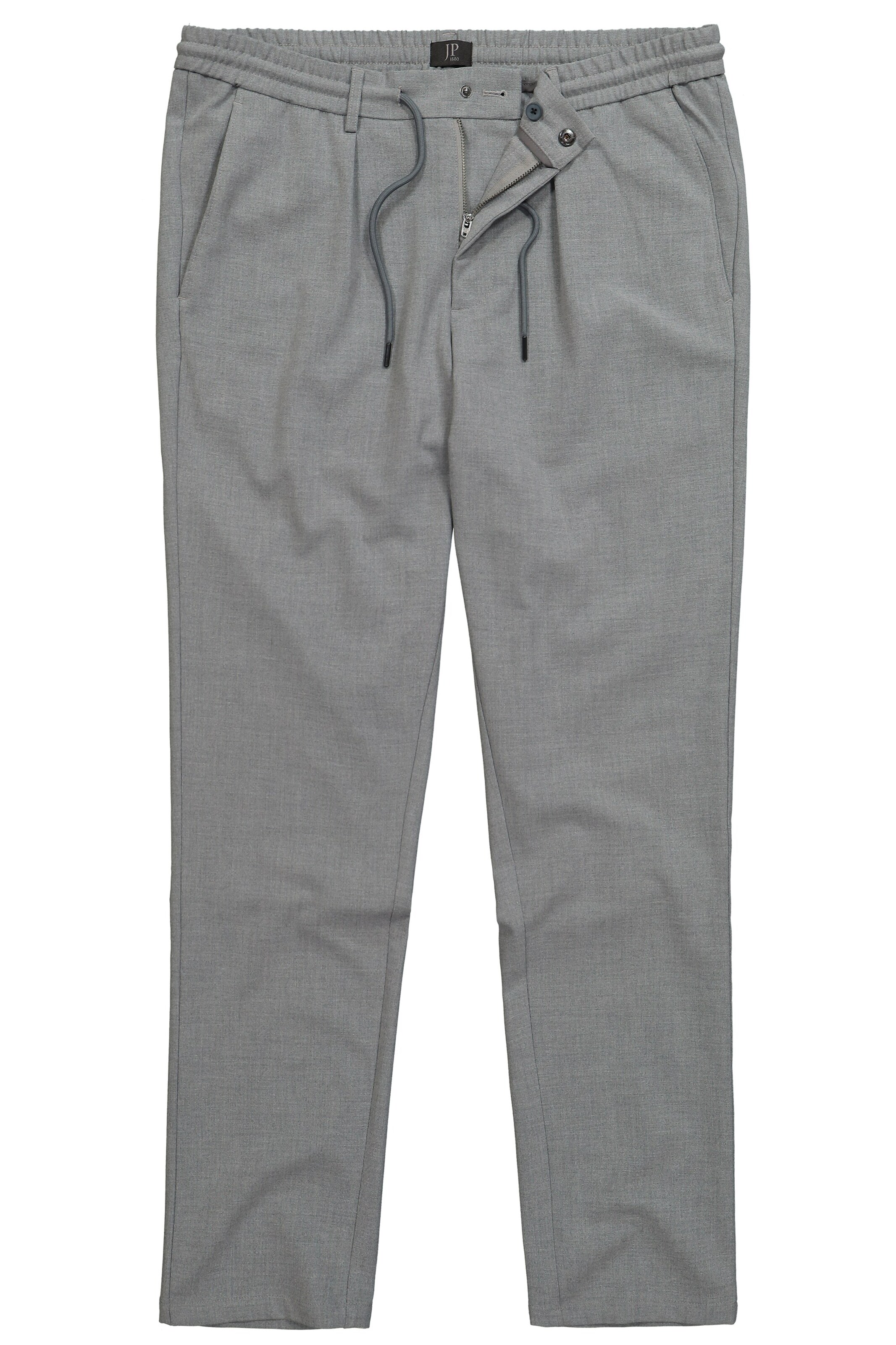 JP1880 Regular Pleat-front trousers in Grey: front