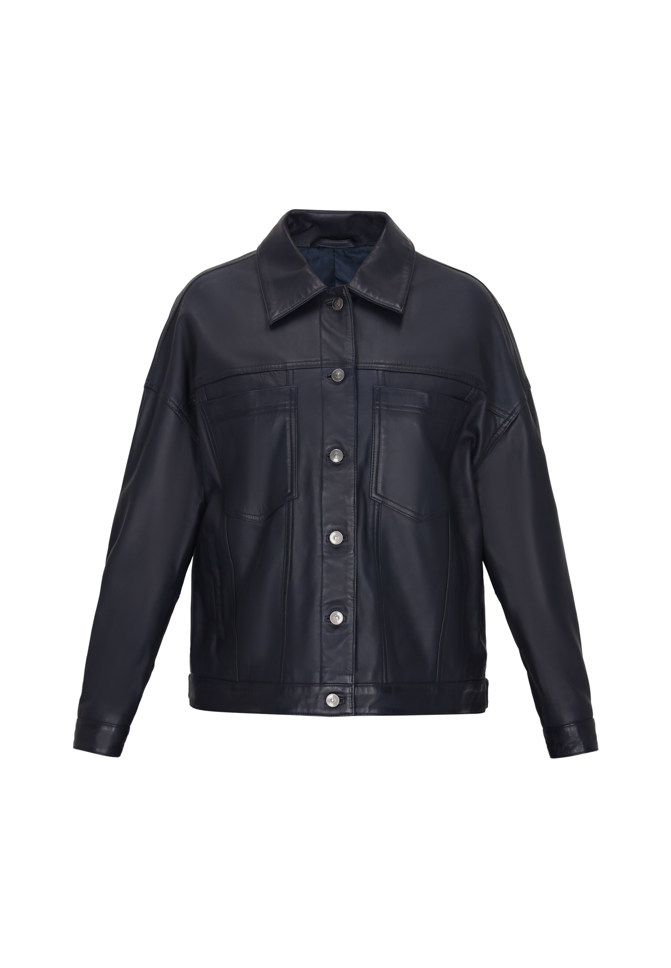 DreiMaster Klassik Between-season jacket in Blue: front