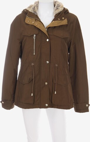 TOPSHOP Jacke M in Braun: predná strana