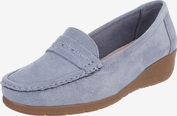 Ital-Design Slipper in Blau: Vorderseite