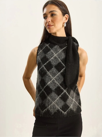 Bianco Lucci Pullover in Grau