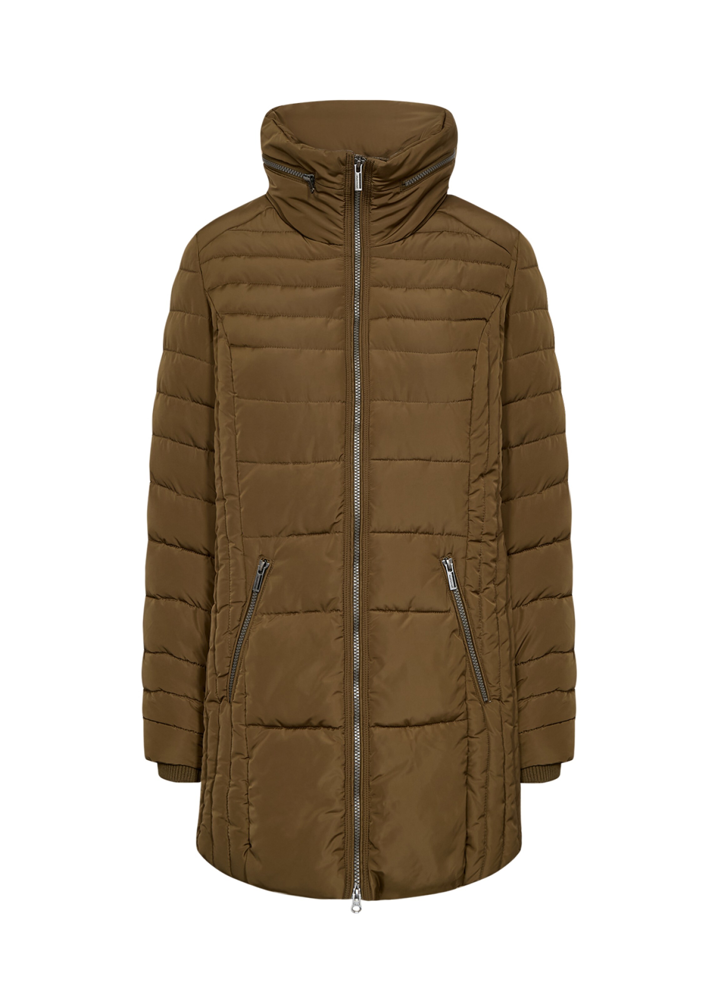 Soyaconcept Winter Coat 'Nina 1' in Green: front