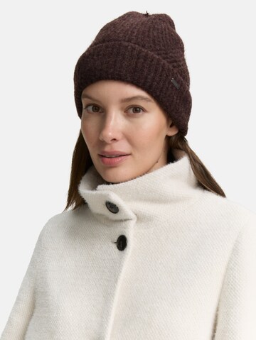 TOM TAILOR Muts in Bruin: voorkant