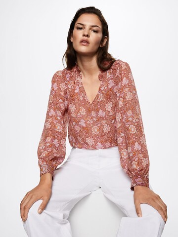 MANGO Blouse 'Fifty' in Bruin