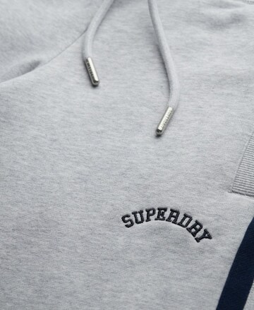 Superdry Wide leg Broek 'Athletic Essentials' in Grijs