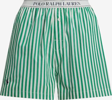 Pantalon de pyjama ' Boxer ' Polo Ralph Lauren en vert : devant