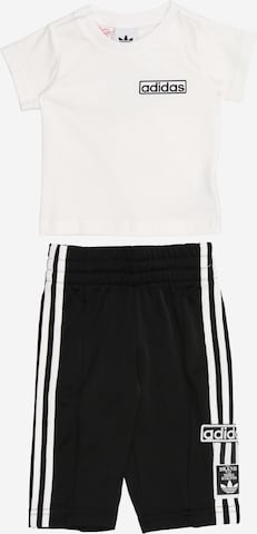 ADIDAS ORIGINALS Zestaw 'ADIBREAK' w kolorze czarny: przód