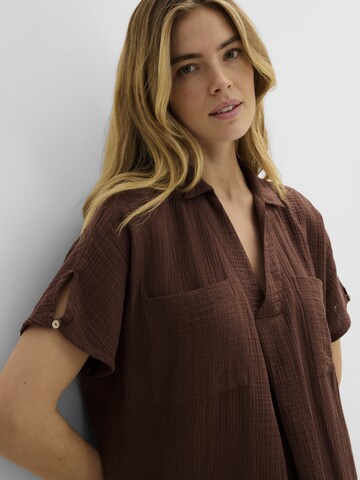 bonprix Blousejurk in Bruin