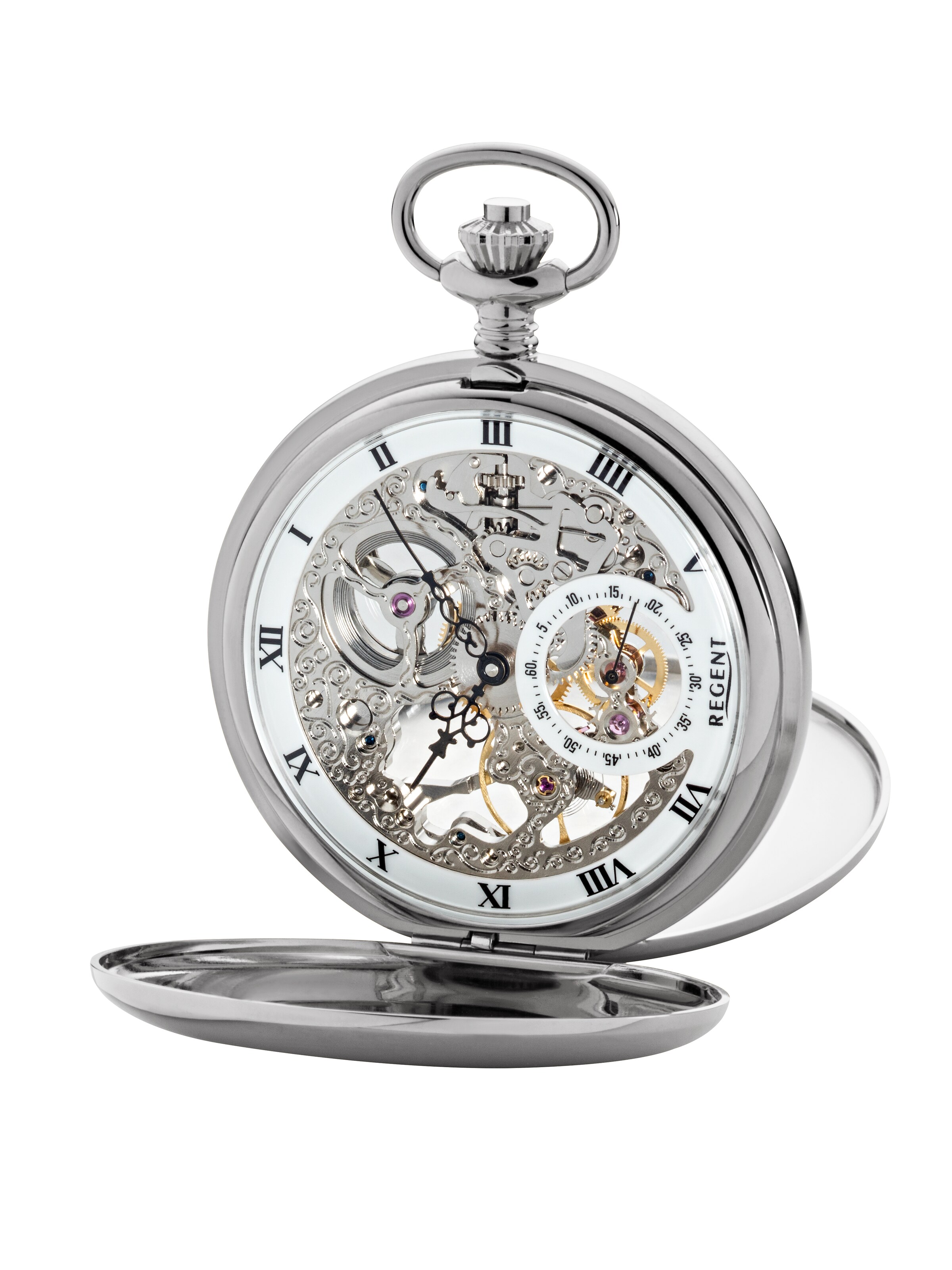 REGENT Analog Watch in Silver: front