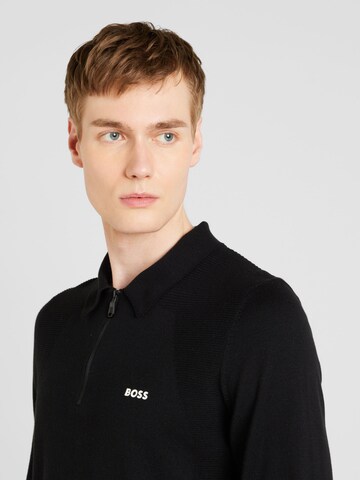 BOSS Pullover 'Momentum Lite PL24' in Schwarz