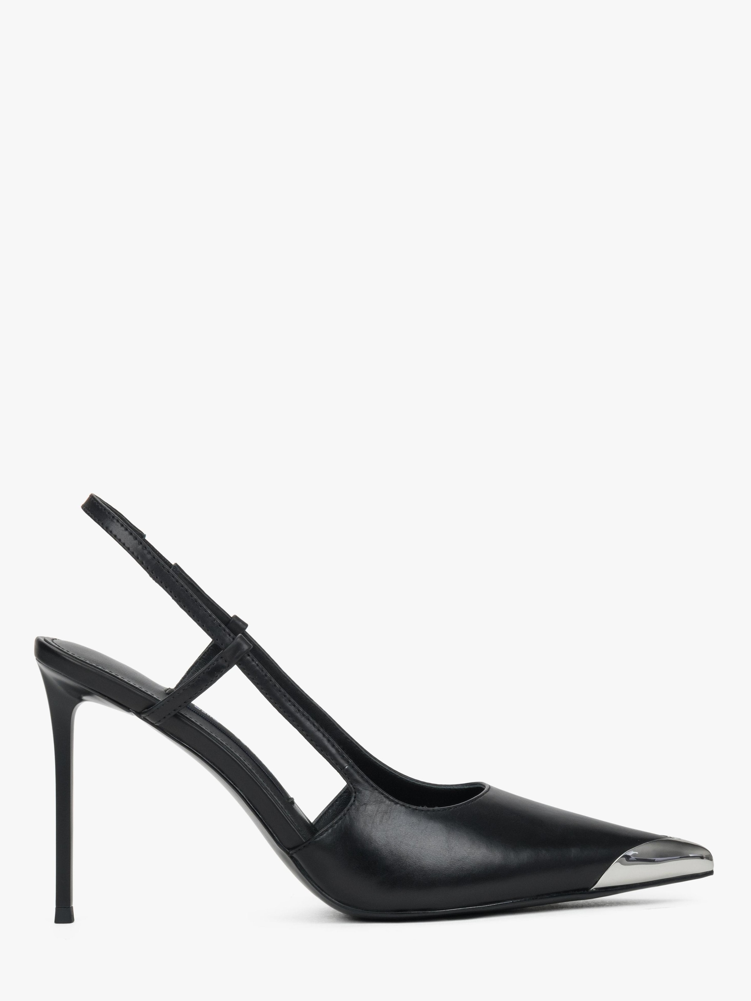 Estro Slingback pumps '2618-3' i svart: framsida