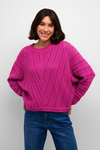 Kaffe Pullover 'Jolie' in Pink: Vorderseite
