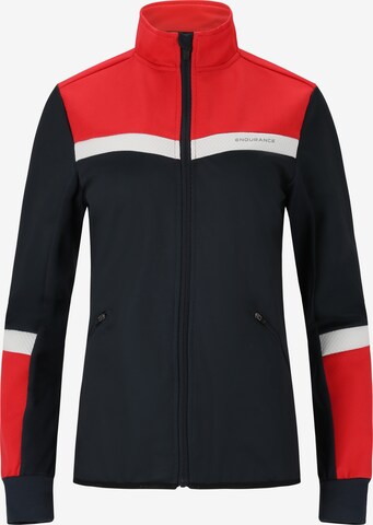 ENDURANCE Athletic Jacket in Black: front