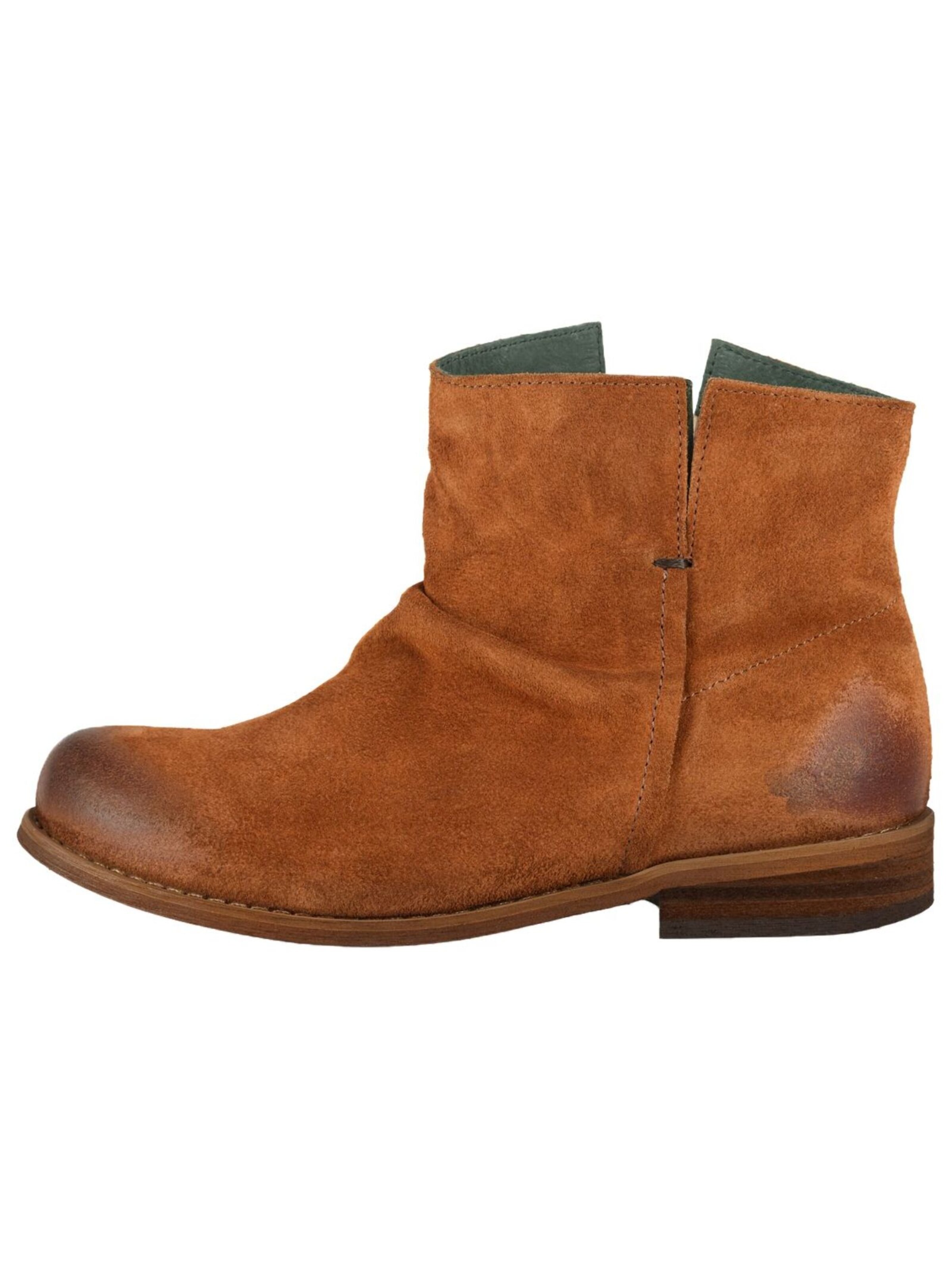 Felmini Wide Fit Booties 'Oderg W104' in Brown